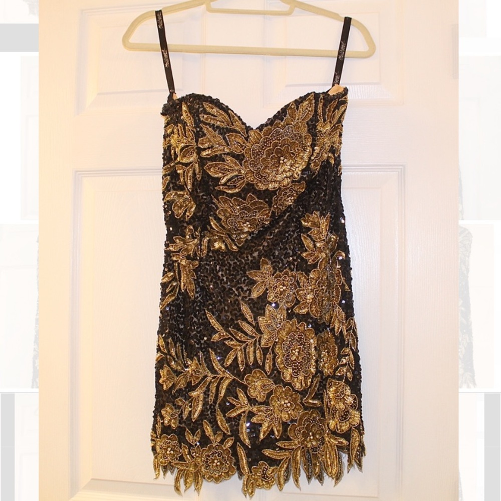 Mac Duggal Embellished Couture Dress